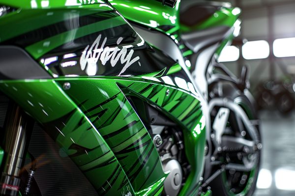 Stickers pour moto Kawasaki : conseils pour les mettre en évidence
